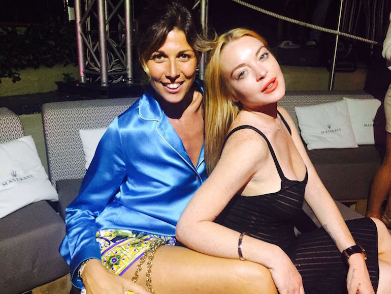 Alessandra Grillo e Lindsay Lohan